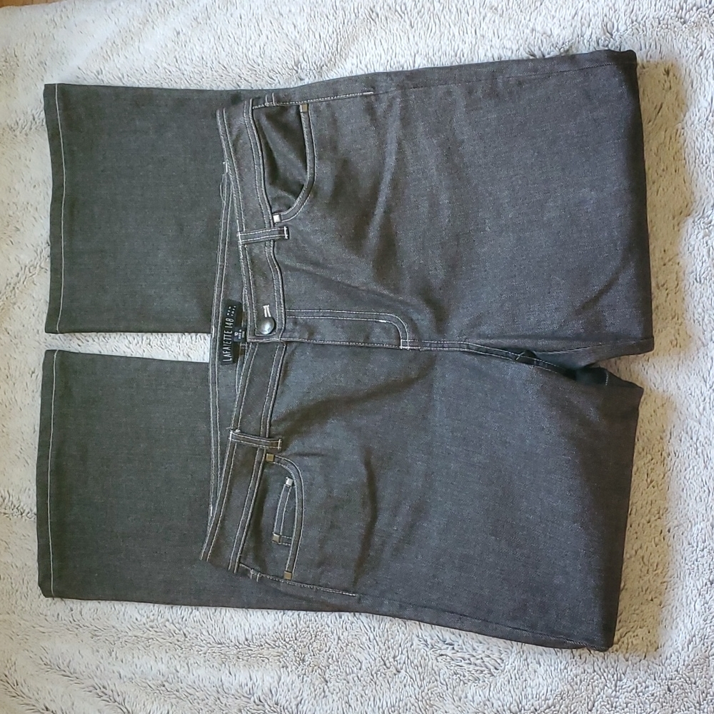 Lafayette 148 darkwash jeans size 10 flare leg